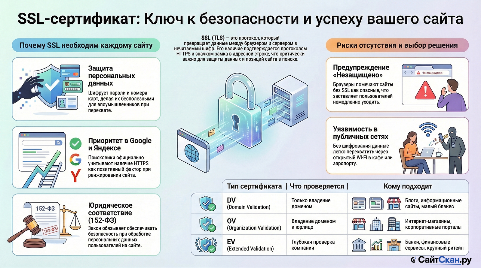Зачем нужен SSL-сертификат для сайта и как он работает